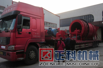 洗砂機發貨現場