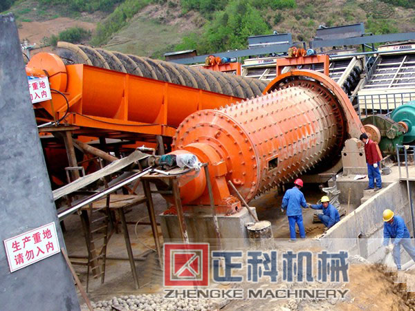 節能球磨機現場